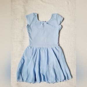 Revolution Sky Blue Skirted Leotard